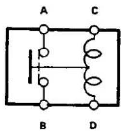 A C B D