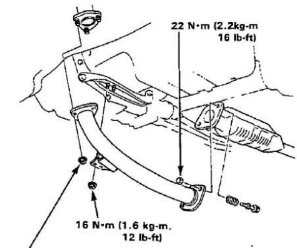 22 N·m (2.2kg-m 16 lb-ft) 16 N·m (1.6 kg-m. 12 lb-ft)