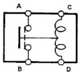 A C B D
