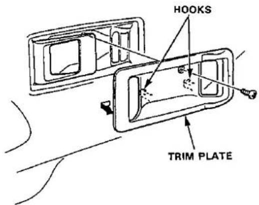 HOOKS TRIM PLATE