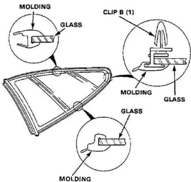 MOLDING GLASS CLIP B (1) MOLDING GLASS MOLDING