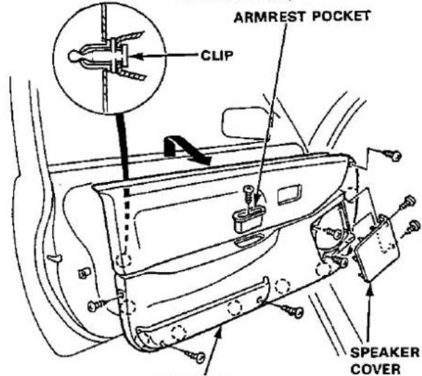 ARMREST POCKET CLIP SPEAKER COVER