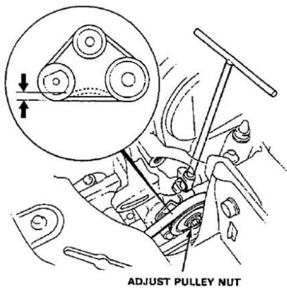 ADJUST PULLEY NUT
