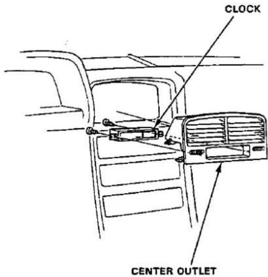 CLOCK CENTER OUTLET