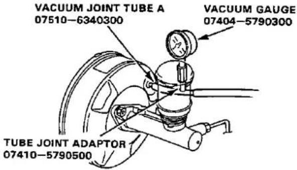 VACUUM JOINT TUBE A 07510-6340300 TUBE JOINT ADAPTOR 07410-5790500 VACUUM GAUGE 07404-5790300