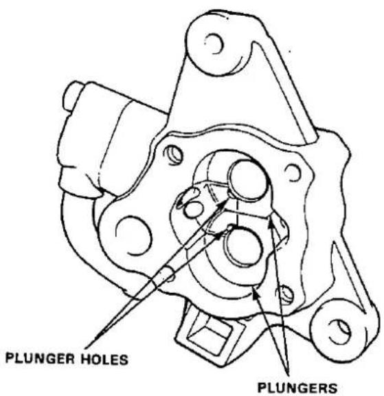 PLUNGER HOLES PLUNGERS