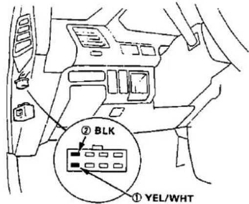 ② BLK ① YEL/WHT