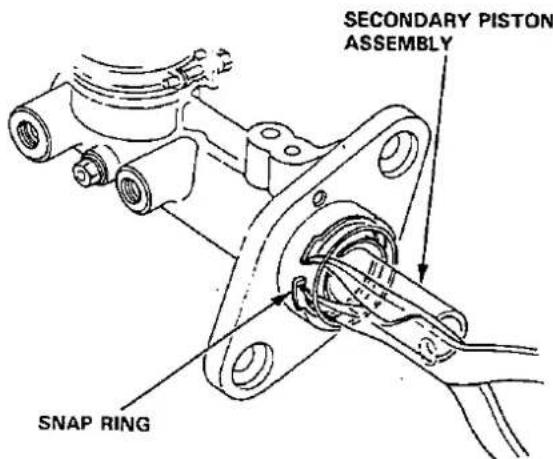 SECONDARY PISTON ASSEMBLY SNAP RING