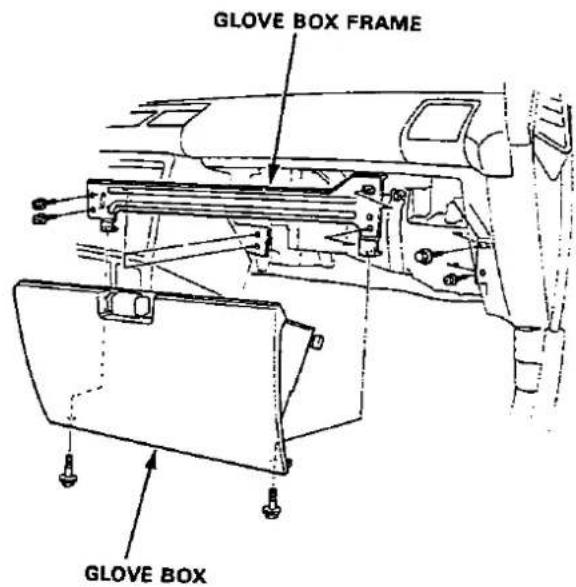 GLOVE BOX FRAME GLOVE BOX