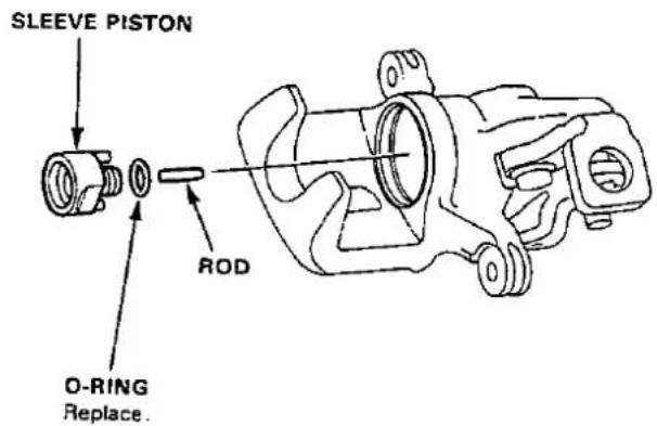 SLEEVE PISTON ROD O-RING Replace.