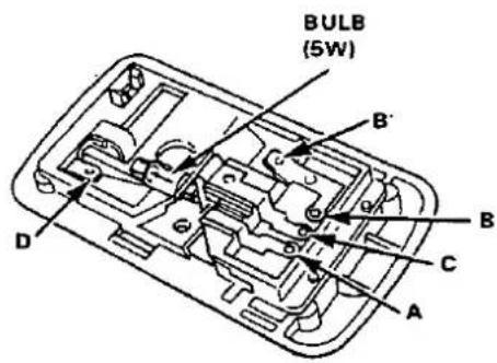 BULB (5W) B' B C A D