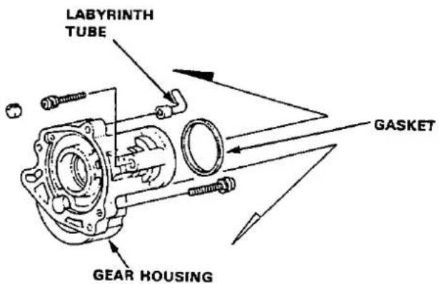 LABYRINTH TUBE GASKET GEAR HOUSING