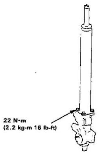 22 N·m (2.2 kg·m 16 lb·ft)