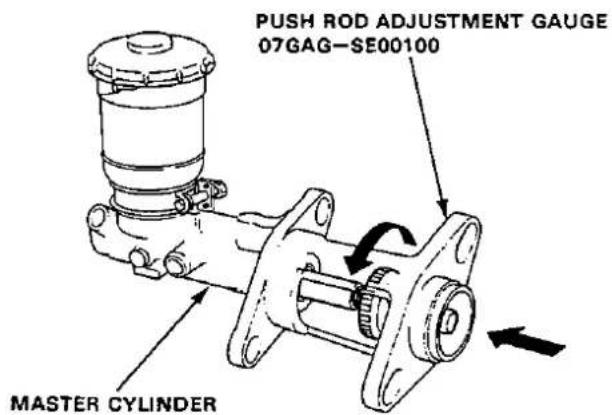 PUSH ROD ADJUSTMENT GAUGE 07GAG-SE00100 MASTER CYLINDER