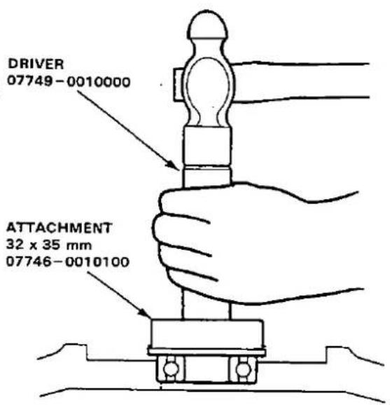 DRIVER 07749-0010000 ATTACHMENT 32 x 35 mm 07746-0010100