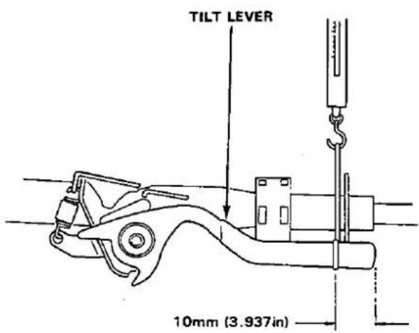 TILT LEVER 10mm (3.937in)