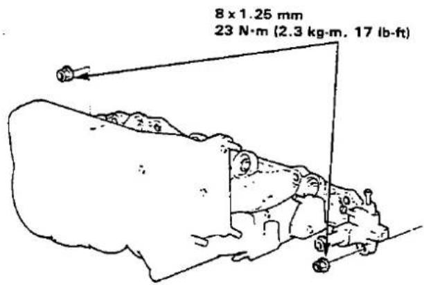 8 x 1.25 mm 23 N·m (2.3 kg·m, 17 lb-ft)