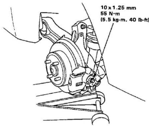 10 x 1.25 mm 55 N·m (5.5 kg·m, 40 lb·ft)