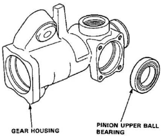 GEAR HOUSING PINION UPPER BALL BEARING