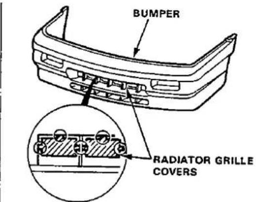 BUMPER RADIATOR GRILLE COVERS