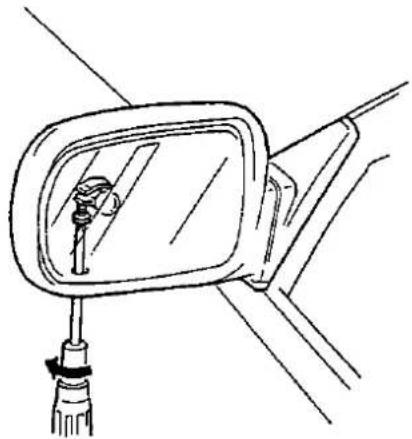 Honda Civic Coupe CRX (1987) - Mirror Glass Replacement - 1