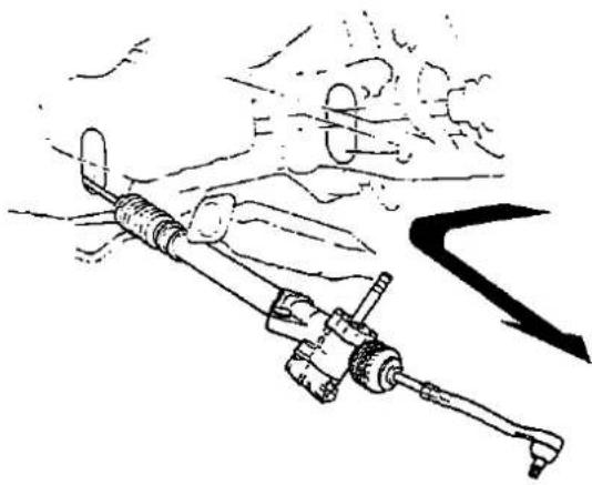 Honda Civic Coupe CRX (1987) - Steering Rack Removal (contd) - 7