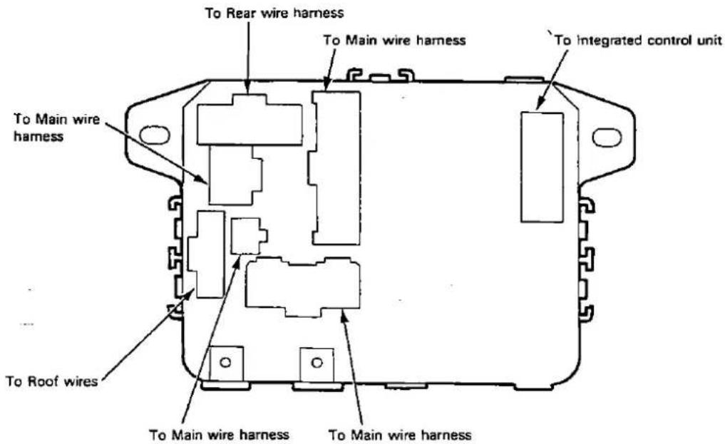 To Rear wire harness To Main wire harness To Main wire harness To Main wire harness To Main wire harness To Main wire harness To Main wire harness To Main wire harness To Main wire harness To Main wire harness To Main wire harness To Main wire harness To Main wire harness To Main wire harness To Main wire harness