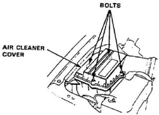 BOLTS AIR CLEANER COVER