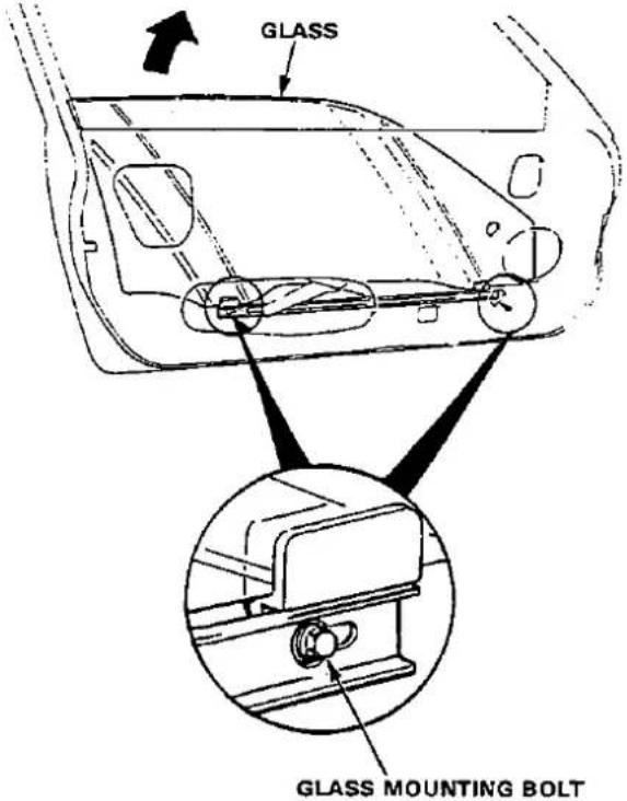 GLASS GLASS MOUNTING BOLT