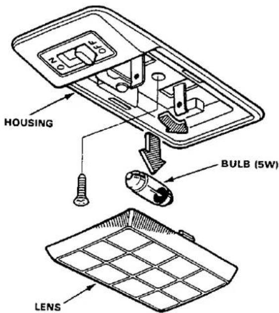 HOUSING BULB (5W) LENS