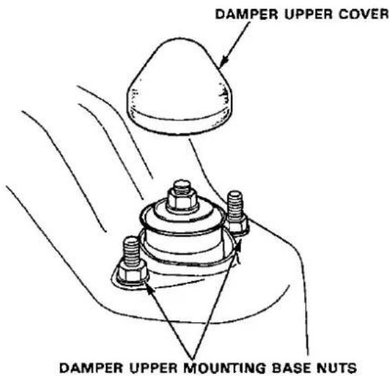 DAMPER UPPER COVER DAMPER UPPER MOUNTING BASE NUTS