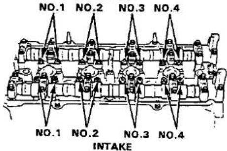 NO.1 NO.2 NO.3 NO.4 NO.1 NO.2 NO.3 NO.4 INTAKE