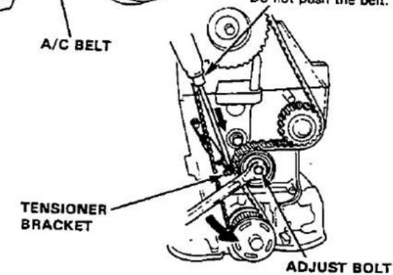 A/C BELT TENSIONER BRACKET ADJUST BOLT