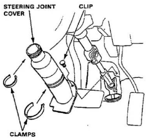 STEERING JOINT COVER CLIP CLAMPS