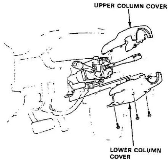 UPPER COLUMN COVER LOWER COLUMN COVER