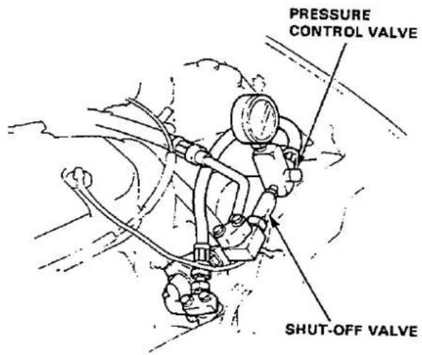 PRESSURE CONTROL VALVE SHUT-OFF VALVE