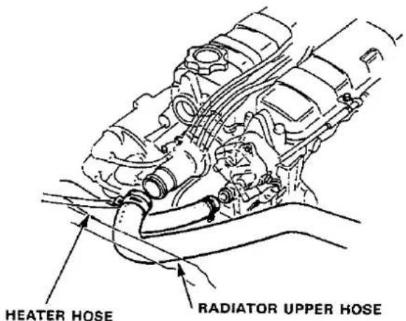 HEATER HOSE RADIATOR UPPER HOSE