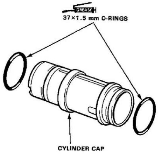 GREASE 37×1.5 mm O-RINGS CYLINDER CAP
