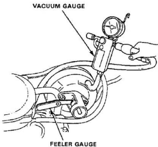 VACUUM GAUGE FEELER GAUGE