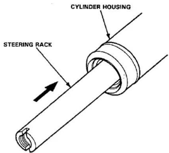 CYLINDER HOUSING STEERING RACK