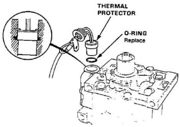 THERMAL PROTECTOR O-RING Replace