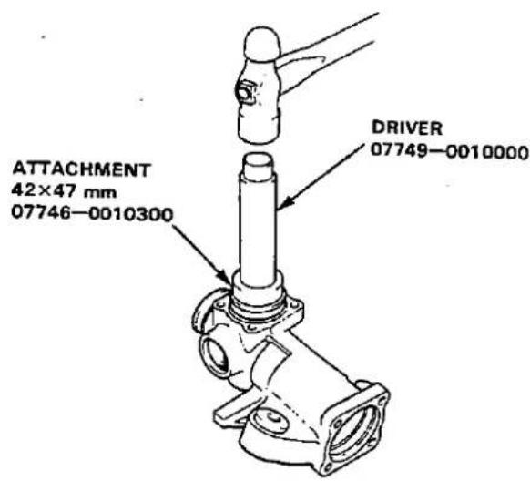 ATTACHMENT 42×47 mm 07746-0010300 DRIVER 07749-0010000