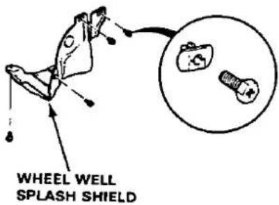 WHEEL WELL SPLASH SHIELD