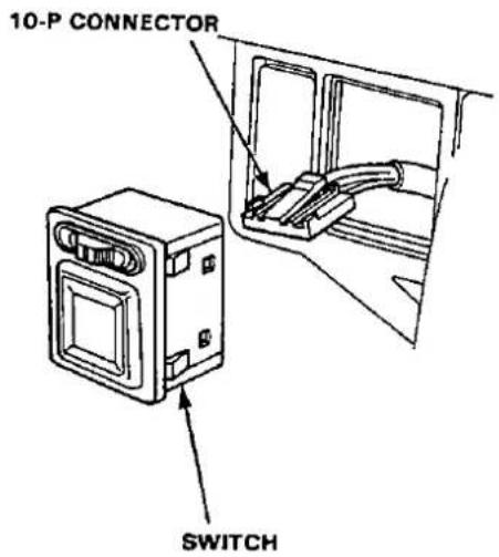 10-P CONNECTOR SWITCH