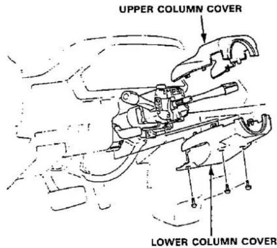 UPPER COLUMN COVER LOWER COLUMN COVER