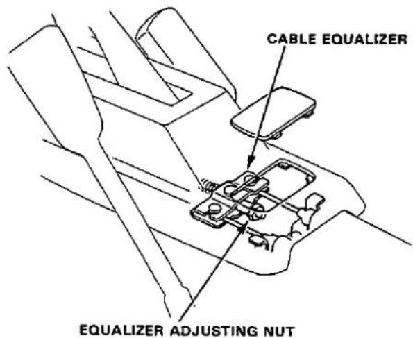 CABLE EQUALIZER EQUALIZER ADJUSTING NUT