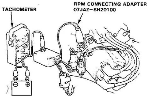 TACHOMETER RPM CONNECTING ADAPTER 07JAZ-SH20100