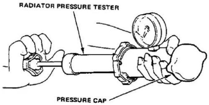 RADIATOR PRESSURE TESTER PRESSURE CAP