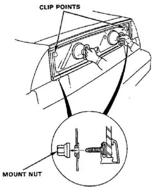 CLIP POINTS MOUNT NUT