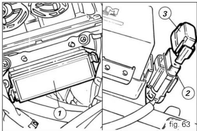 Technical diagram showing mechanical assembly with numbered components, likely from an engineering or manufacturing context.
